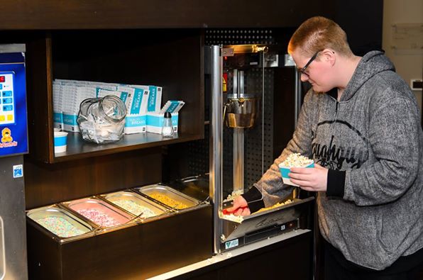 Popkorn og Softis på lærlingesamling