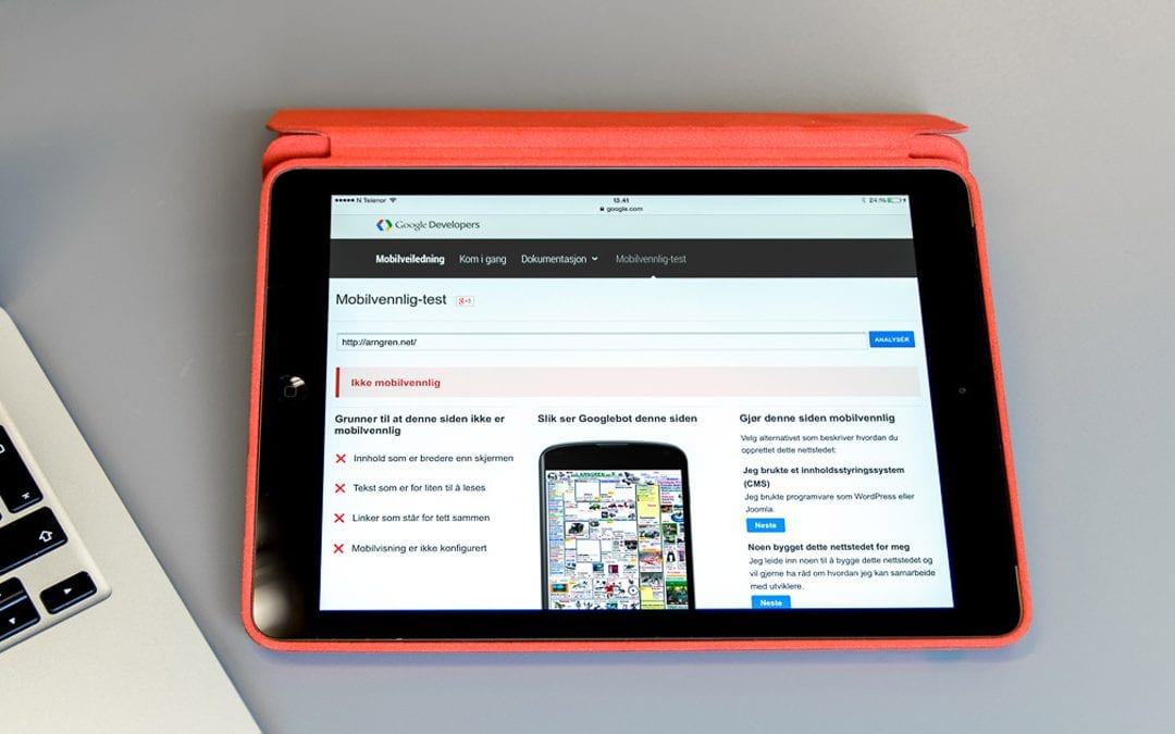 Google gir mobilvennlige sider fortrinn