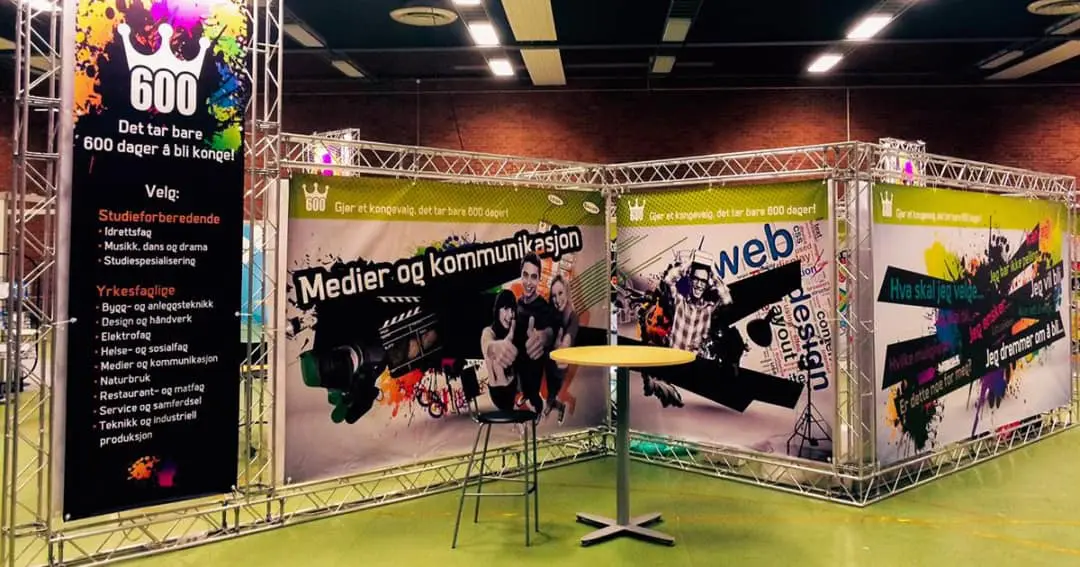 Messestand i Trondheim Spektrum