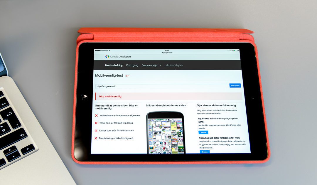 Google gir mobilvennlige sider fortrinn