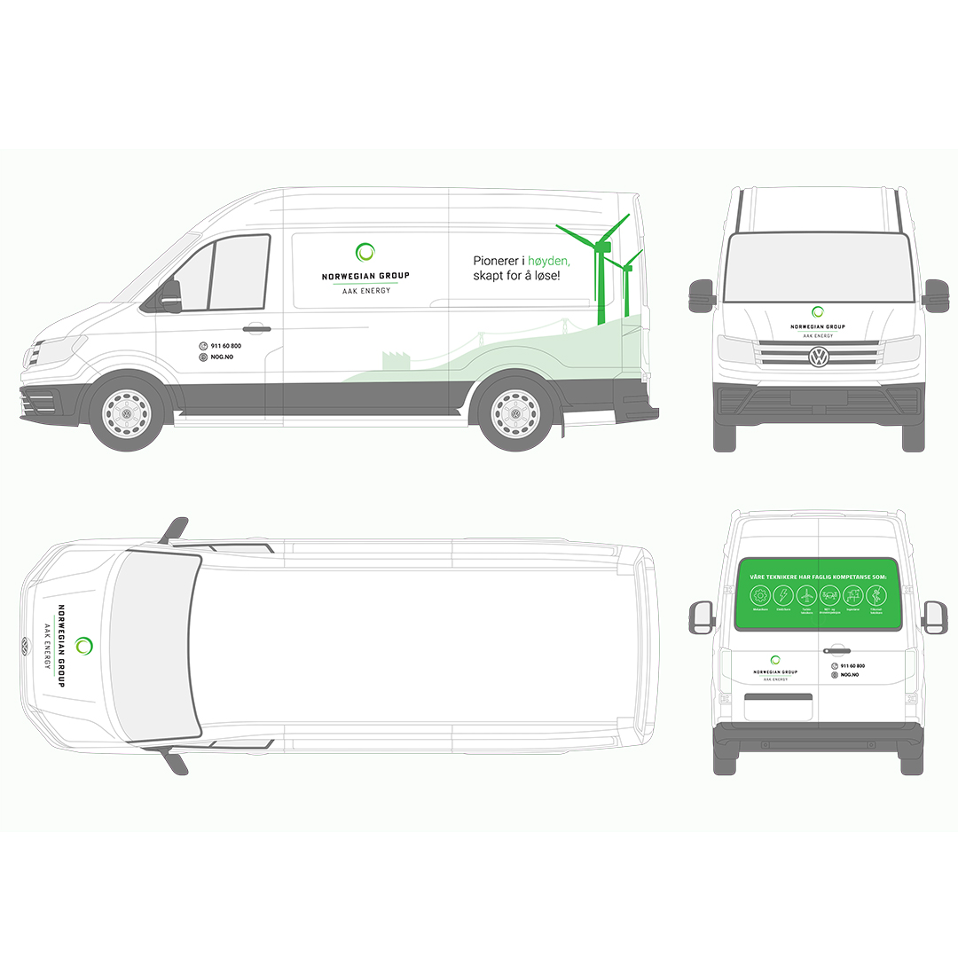 Vi har levert profilering til Tannlegene Dullums fasader